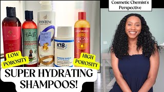 The BEST Shampoos For Dry Natural Hair For Both Low amp High Porosity [upl. by Carlye]