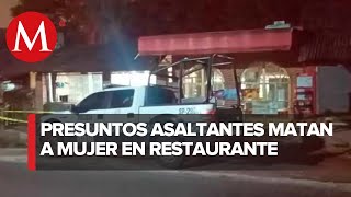 Asesinan a mujer al interior de un restaurante en Jilotepec Veracruz [upl. by Orimar]