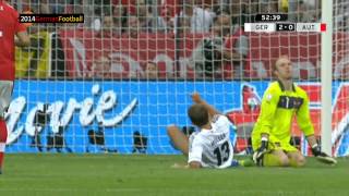 Deutschland Österreich 30 Schmidt ZDF Highlights WM 2014 Qualifikation [upl. by Hukill901]