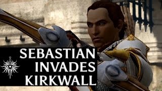 Dragon Age Inquisition  Helping Aveline repel Sebastians attack on Kirkwall [upl. by Wynnie583]