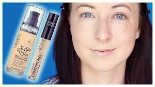 Catrice Even Skin Tone Foundation amp Liquid Camouflage Concealer  Review amp Demo [upl. by Smail]