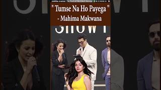 Tumse Na ho payega Kyu bola Director ne  Mahima Makwana  shorts bollywood film showtime actor [upl. by Haelam]