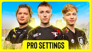 The BEST CS2 Settings with S1mple m0nesy and ropz [upl. by Teague]