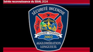 Soirée de reconnaissance du Service de sécurité incendie de lagglomération de Longueuil  2024 [upl. by Ellennod]