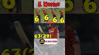 Heinrich Klassen Batting  H Klassen Sixes  KKR vs SRH Match Highlights  IPL 2024 Highlights [upl. by Aihsital]