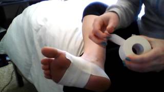 Taping techniques for plantar fasciitis [upl. by Mccreary]