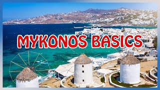 Mykonos Beginner’s Guide ALL THE BASICS in 4 min [upl. by Ennaeus]