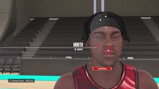 Jarred Vanderbilt Face Creation  NBA 2K24 [upl. by Annahsohs]