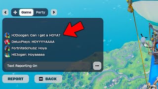 FORTNITES NEW TEXT CHAT Feature New Update 😭 [upl. by Aisaim]