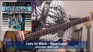 Uriah Heep Lady In Black  Bass Cover 🎧 with bass notes amp tabs [upl. by Steele489]