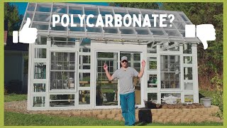 Greenhouse Polycarbonate Roof Update  1 Year Later [upl. by Anreval637]