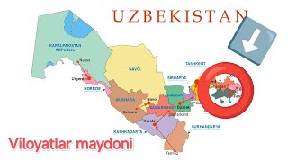 quotQaysi Viloyat Eng Katta O‘zbekistonning Geografik HududiquotASLANIBILAN geography [upl. by Ailekat]