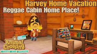 Animal Crossing Happy Home Paradise  Harvey Home Vacation amp Reggae Cabin Place [upl. by Klotz]