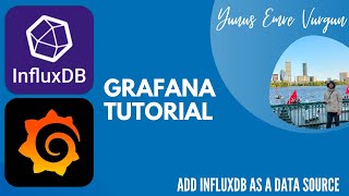 Grafana Tutorial Add InfluxDB as a data source [upl. by Nawiat]