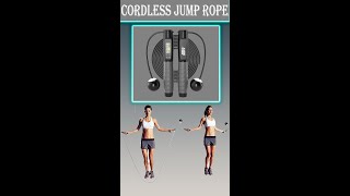 MKHS Cordless Jump Rope with Counter Weighted Jump Ropes for Fitness Exercise for Women Men Kids [upl. by Yntruoc]