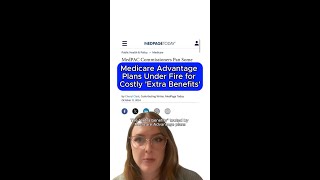 MedPAC Commissioners Pan Some Medicare Advantage Plans Extra Benefits shorts [upl. by Kcinimod]