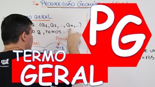 P G PROGRESSÃO GEOMÉTRICA TERMO GERAL [upl. by Eimor]