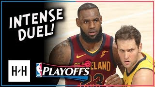 Bojan Bogdanovic vs LeBron James INTENSE Duel Highlights 2018 Playoffs Game 3  MUST WATCH [upl. by Rexanna856]