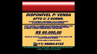 VENDE APTO C 2 DORMS  R 8000000  JDSANTA MÔNICA  PIRATININGA  DIVC GUARULHOSSP [upl. by Marje]