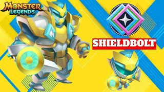 SHIELDBOLT  Review  El escudo de la victoria  Monster Legends [upl. by Amada]