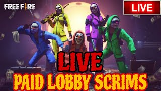 🛑HINDI 9 PM PAID SCRIMS TOURNAMENT LIVE MISSION FFIC😍 FT  EXP SCRIMS🛑 live fflive tournament [upl. by Niltiak]