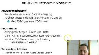 Digitaltechnik  VHDLSimulation mit ModelSim [upl. by Lewert]