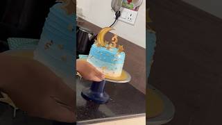 Ombré cake part2 star and moon theme cake januswhisk ombrecake starmooncake [upl. by Amaleta]