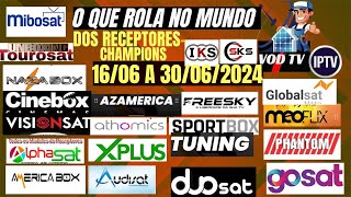 STATUS ATUALIZADO DO IKS SKS IPTV DOS RECEPTORES ALTERNATIVOS EM 1606 A 30062024 [upl. by Addy702]