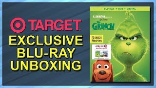 The Grinch Target Exclusive Bluray Unboxing [upl. by Michaeu]