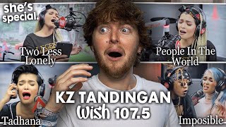 KZ TANDINGAN ON WISH BUS 1075 Two Less Lonely People In The World Imposible Tadhana  Reaction [upl. by Rocky]