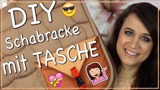 DIY Schabracke mit TASCHE ✮ WanderreitSchabracke selbstgemacht ♥ [upl. by Aryad]