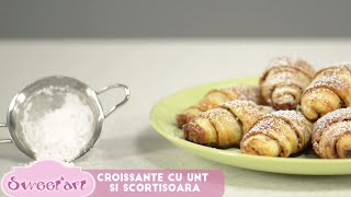 Reteta  Croissante cu unt si scortisoara  Bucataras TV [upl. by Zelten]