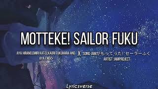 Motteke Sailor Fuku  Lucky Star Full Opening Lyrics [upl. by Yajiv]