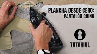 Plancha desde cero Pantalón Chino Tutorial muy fácil [upl. by Enirual]