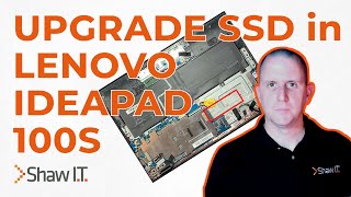 Upgrade Your Lenovo Ideapad 100S SSD Storage  How To [upl. by Ennaeerb767]