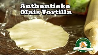 Mexicaanse tortilla maken van mais Authentiek tortilla recept gevuld met oa guacamole en kipfilet [upl. by Nallaf]