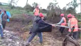 Gerente Sub Regional inspecciona carretera Chiguirip El Arenal Chuyabamba Puente Rojo [upl. by Ojahtnamas194]