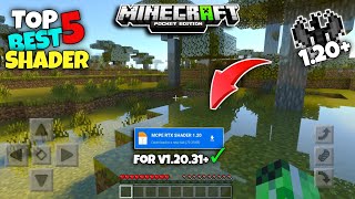 Top 5 Best Shaders For Minecraft Pe 120 Render Dragon  Shaders For Mcpe Minecraft PeBe [upl. by Barren]