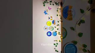 DIY wall Decor in low cost at home in Tamildiypaper plate vigasdiary diy shorts shortsfeed [upl. by Gauthier12]