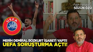 MERİH DEMİRAL BOZKURT İŞARETİ İLE AVUSTURYALILARI VE UEFA’YI ÇILDIRTTI SORUŞTURMA AÇILDI [upl. by Llevaj685]