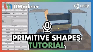 UModeler Tutorial 1  Basics amp Primitive Shapes [upl. by Nallaf]