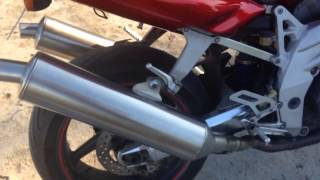 Aprilia Sl1000 Falco genuine exhaust [upl. by Niaz]