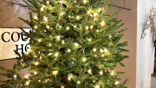 How To Put Lights On A Christmas Tree Video  Christmas Tree Decorating Tips [upl. by Ahsinan]