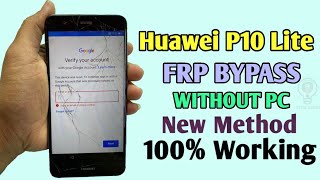 Huawei P10 lite google account bypass Huawei P10 lite frp bypass [upl. by Leummas]