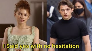 “ He Proposed To Me And I Said Yes “ Zendaya Speaks About Her Engagement To Tom Holland [upl. by Cosette575]