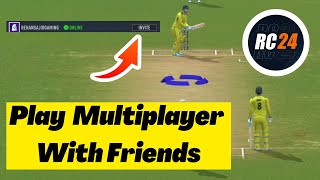 How to Play Multiplayer with Friends in Real Cricket 24 [upl. by Vladi823]