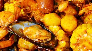 Seafood Boil  Cajun Seafood [upl. by Hanah]