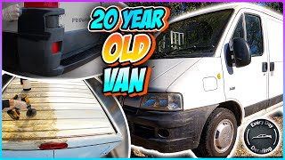 Deep cleaning a 20 year old Van Peugeot Boxer neglected van get a make over [upl. by Anehsak964]