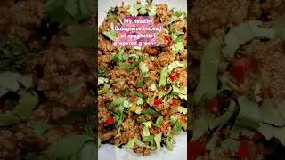 Healthy Bolognesefood healthyfoodbolognaise greenbeansyummy yummyfood fyp foodie foodlover [upl. by Declan43]