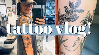 NEW TATTOO VLOG Getting New Tattoos  Healing  Aftercare Tips [upl. by Venice]